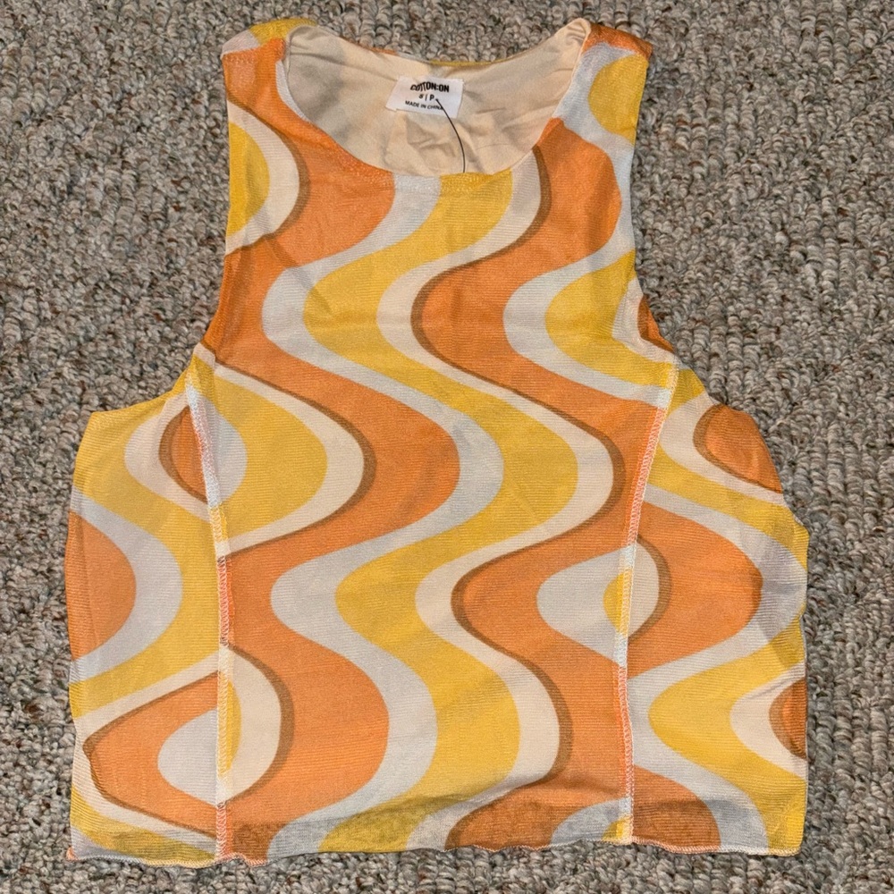 Cotton On Mesh Tank